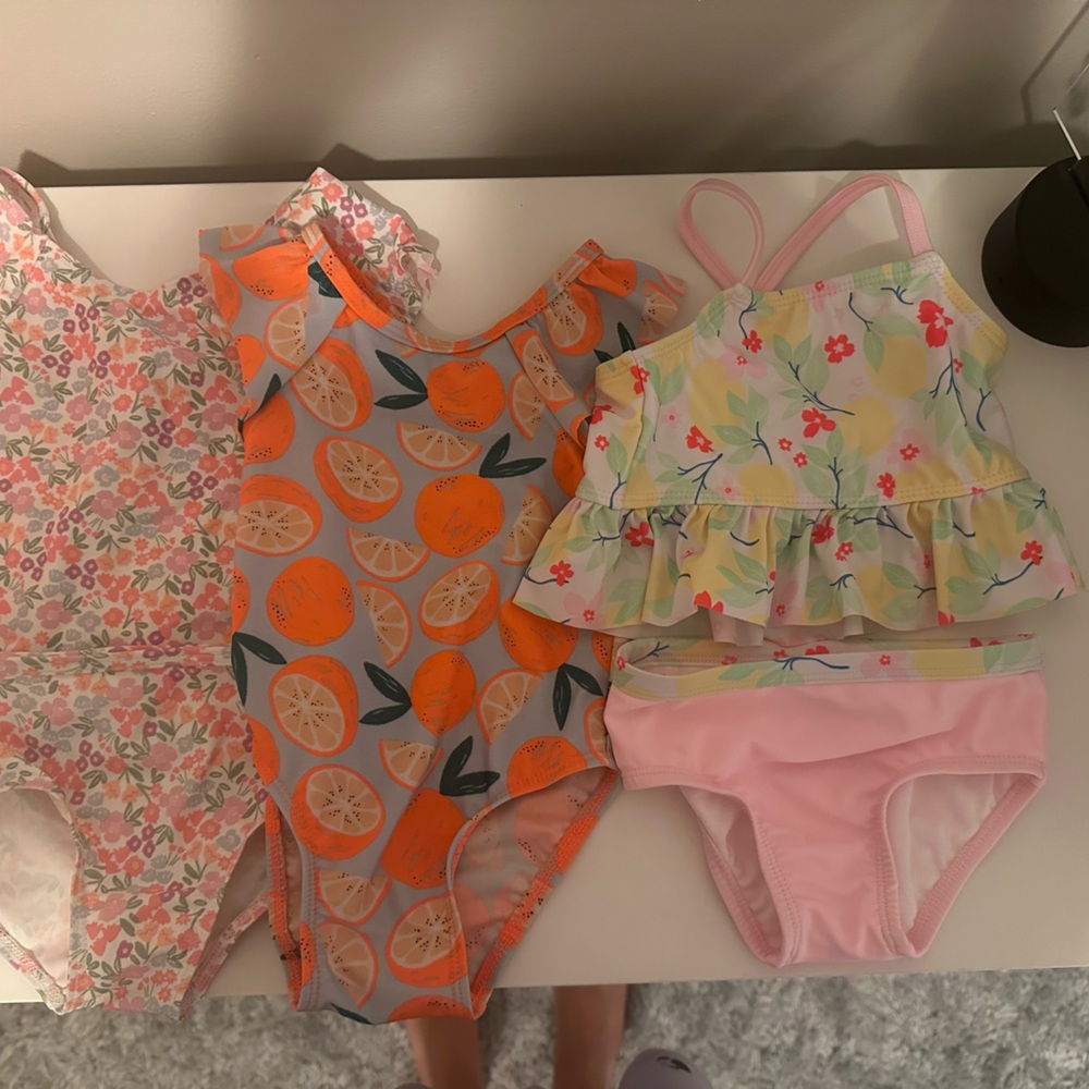 Bundle of 12 month bathing suits